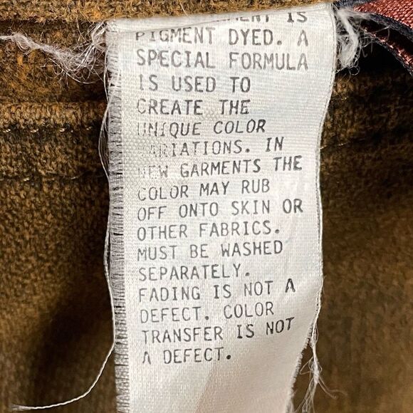 THE TERRITORY AHEAD Men’s Lined Barn Chore Jacket Coat Size Medium Brown READ - Picture 13 of 15